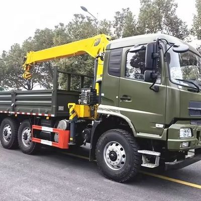 China Dongfeng KR 6.3T Truck Mounted Mobile Crane For Bridges Subways Buildings