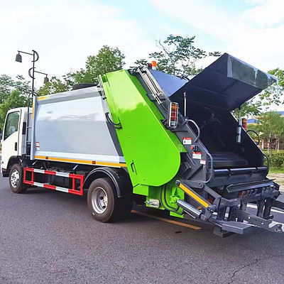 ISUZU Chassis 10m3 Compactor Garbage Truck Rubbish Bin Collection Dump Truck 8 tons