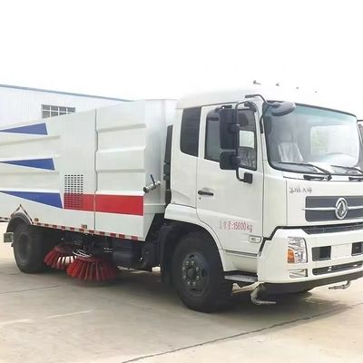 210hp 12cbm Road Sweeping Truck , Small Street Cleaner Truck Euro 2 4x2