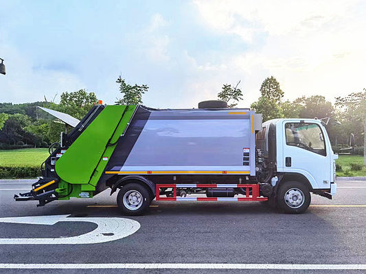 ISUZU Chassis 10m3 Compactor Garbage Truck Rubbish Bin Collection Dump Truck 8 tons