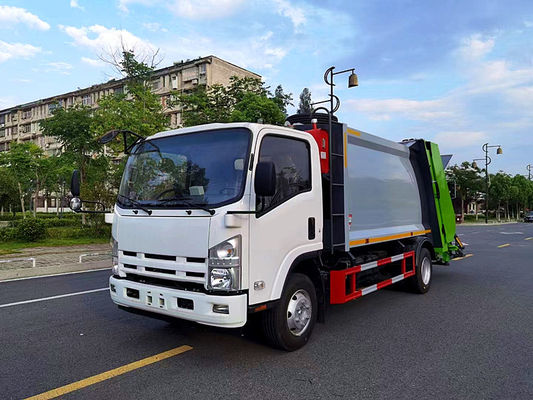 ISUZU Chassis 10m3 Compactor Garbage Truck Rubbish Bin Collection Dump Truck 8 tons