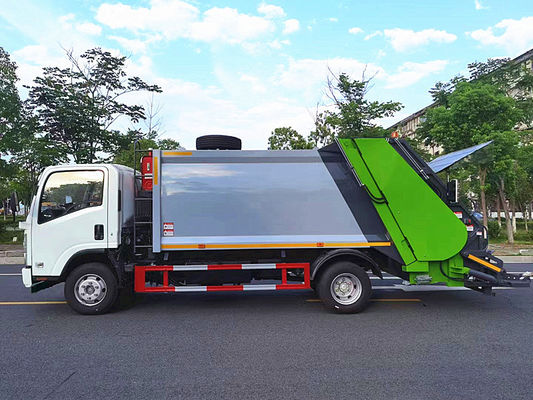 ISUZU Chassis 10m3 Compactor Garbage Truck Rubbish Bin Collection Dump Truck 8 tons