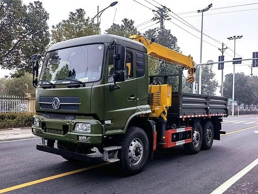 China Dongfeng KR 6.3T Truck Mounted Mobile Crane For Bridges Subways Buildings