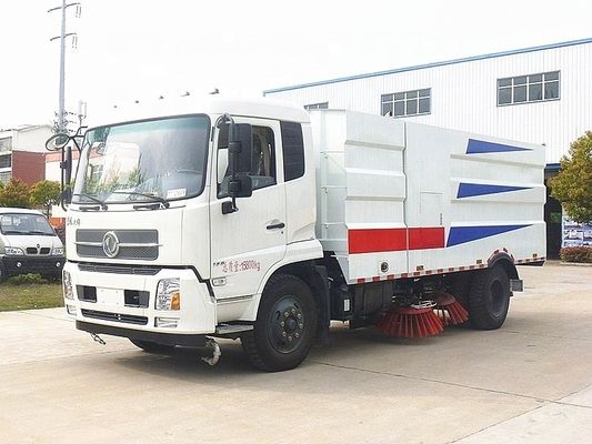 210hp 12cbm Road Sweeping Truck , Small Street Cleaner Truck Euro 2 4x2