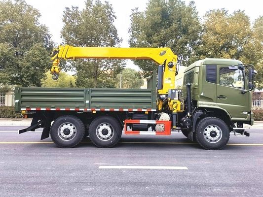 China Dongfeng KR 6.3T Truck Mounted Mobile Crane For Bridges Subways Buildings