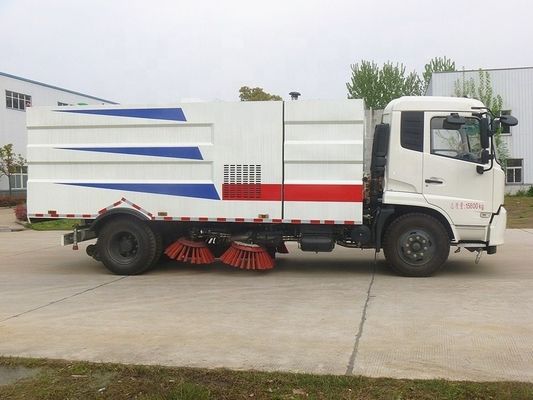 210hp 12cbm Road Sweeping Truck , Small Street Cleaner Truck Euro 2 4x2