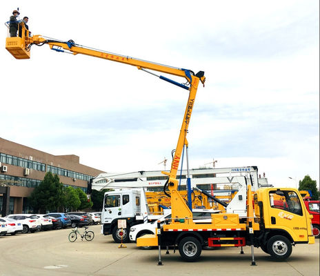 ISUZU Sinotruk Chassis Aerial Working Truck 12 Folding Boom Aerial Work Vehicle With Factory Price