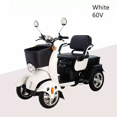 Household four-wheel electric vehicle small scooter three-seat adjustable electric vehicle for adults and the elderly for leisure